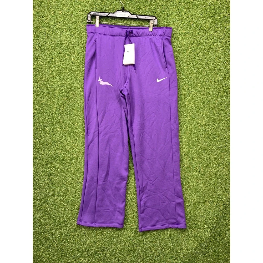 Nike Sweatpants Womens Large GCU Grand Canyon Lopes Tech Fleece Purple NWT